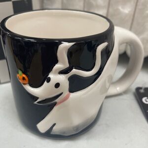 Disney Nightmare Before Christmas Zero the Halloween Dog Doublesided Mug NWT